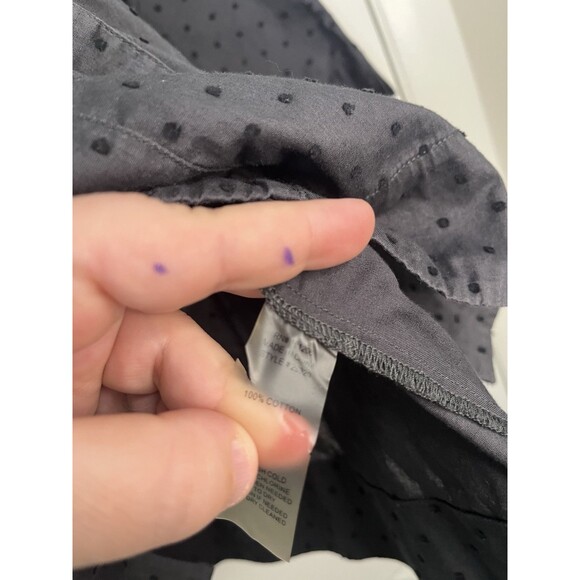 Soft Surrounding Grey Button Up Women Large See Measurements - Picture 3 of 7